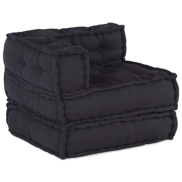 vidaXL Modular Sofa 3 pcs Anthracite Fabric