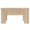 vidaXL Coffee Table Sonoma Oak 79x49x41 cm Engineered Wood