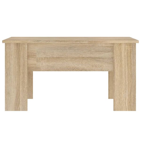 vidaXL Coffee Table Sonoma Oak 79x49x41 cm Engineered Wood