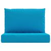 vidaXL Pallet Cushions 2 pcs Light Blue Oxford Fabric