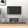 vidaXL TV Cabinet Grey Sonoma 180x31.5x40 cm Engineered Wood