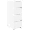 vidaXL Storage Cabinet White 40 x 48 x 105 cm Engineered Wood