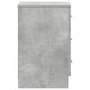 vidaXL Bedside Cabinet Concrete Grey 38x35x56 cm Engineered Wood
