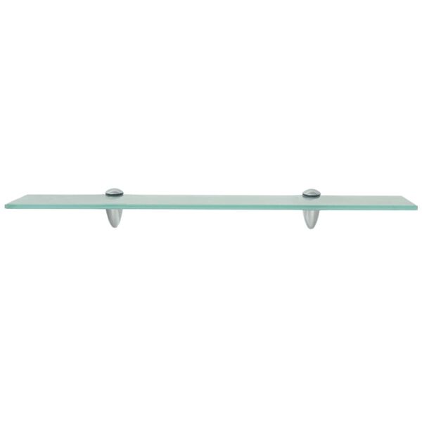 vidaXL Floating Shelves 2 pcs Glass 60x10 cm 8 mm