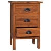 vidaXL Bedside Cabinet 40x35x60 cm Solid Teak Wood