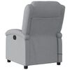 vidaXL Massage Recliner Chair Light Grey Fabric