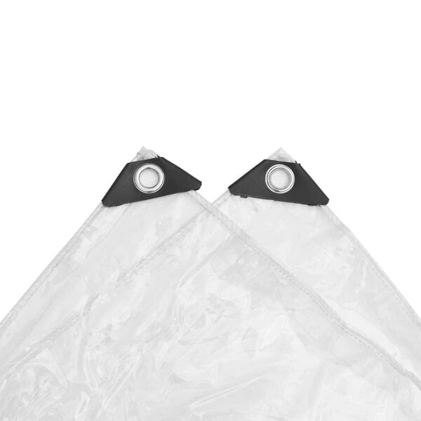 vidaXL Tarpuline Transparent 3 x 4 m PVC