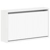 vidaXL Wall-Mounted Shoe Cabinet ARNHEM 71 x 17 x 43 cm White