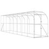 vidaXL Against Wall Chicken Coop Silver 800 x 100 x 215 cm