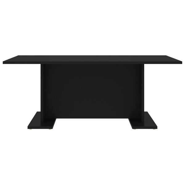 vidaXL Coffee Table Black 103.5x60x40 cm Engineered Wood
