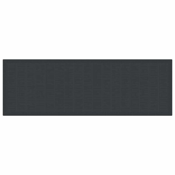 vidaXL Garden Dining Set 13 pcs Anthracite Synthetic rattan