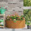 vidaXL Planter Rusty 90 x 45 x 35 cm Weathering Steel
