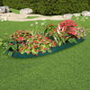 vidaXL Lawn Edgings 10 pcs Green 65x15 cm PP