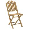 vidaXL Garden Chair 4 pcs Natural Bamboo