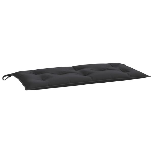vidaXL Garden Bench Cushion Black 100x50x7 cm Oxford Fabric
