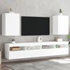 vidaXL TV Wall Cabinets 2 pcs White 40.5x30x60 cm Engineered Wood