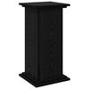 vidaXL Display Stand Black Oak 31 x 30 x 60 cm Engineered wood