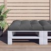 vidaXL Pallet Cushion Anthracite 70x70x12 cm Fabric