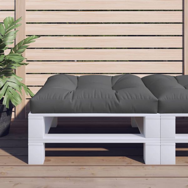 vidaXL Pallet Cushion Anthracite 70x70x12 cm Fabric