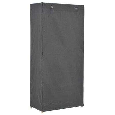 vidaXL Wardrobe Grey 79x40x170 cm Fabric