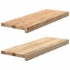 vidaXL Window Sills 2 pcs&nbsp;Untreated 70x25x2 cm Solid Wood Oak