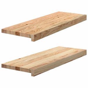vidaXL Window Sills 2 pcs&nbsp;Untreated 70x25x2 cm Solid Wood Oak
