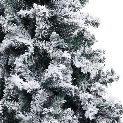 vidaXL Artificial Pre-lit Christmas Tree with Ball Set Green 240 cm PVC