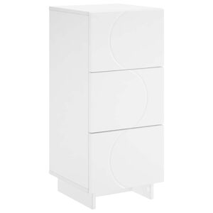 vidaXL Sideboard White 33.5 x 34.5 x 75 cm Engineered Wood