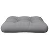 vidaXL Pallet Cushion Grey 60x60x12 cm Fabric