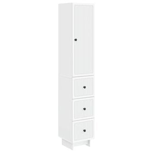 vidaXL Cabinet Set 2 pcs White 33 x 34.5 x 90 cm Engineered Wood
