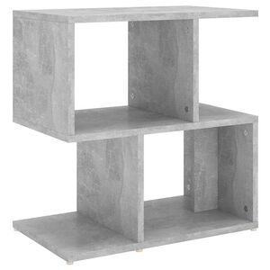 vidaXL Bedside Cabinet Concrete Grey 50x30x51,5 cm Engineered Wood