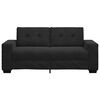 vidaXL Loveseat Sofa Black 180x77x82 cm Velvet