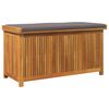 vidaXL Outdoor Cushion Box 113x50x60.5 cm Solid Wood Acacia