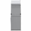 vidaXL Log Holder Light Grey 120x45x140 cm Galvanised Steel