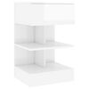 vidaXL Bedside Cabinets 2 pcs High Gloss White 40x35x65 cm