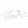 vidaXL Greenhouse with Steel Frame White 30 m&sup2; 6x5x2,3 m