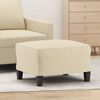vidaXL Footstool Cream 60x50x41 cm Fabric
