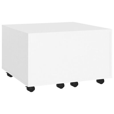 vidaXL Coffee Table White 60x60x38 cm Engineered Wood