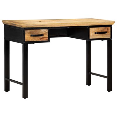 vidaXL Writing Table 110x50x76 cm Solid Mango Wood