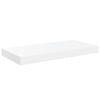 vidaXL Floating Wall Shelves 2 pcs High Gloss White 50x23x3.8 cm MDF