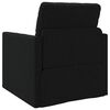vidaXL Floor Sofa Bed 2-in-1 Black 112x174x55 cm Fabric