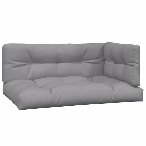 vidaXL Garden Pallet Corner Sofa with Cushions Solid Wood Acacia