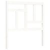 vidaXL Bed Frame without Mattress White Single Solid Wood