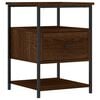 vidaXL Bedside Cabinet Brown Oak 40x42x56 cm Engineered Wood