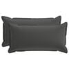 vidaXL Cushion with Pillow HOUTEN 2 pcs Anthracite Polyester