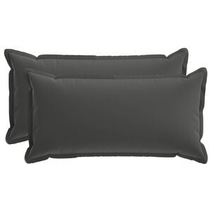 vidaXL Cushion with Pillow HOUTEN 2 pcs Anthracite Polyester