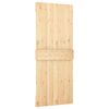vidaXL Door NARVIK Natural 85 x 210 cm Solid Pine Wood