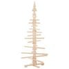 vidaXL Wooden Christmas Tree for Decoration 150 cm Solid Wood Pine