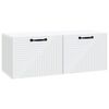 vidaXL Wall-Mounted TV Cabinet White 78.5 x 31 x 30 cm Engineered Wood