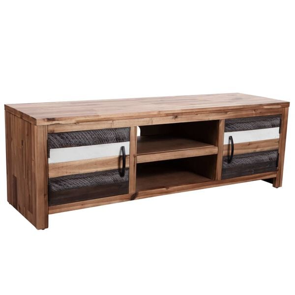 vidaXL TV Cabinet Solid Acacia Wood 120x35x40 cm